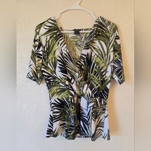Ann Taylor floral blouse
